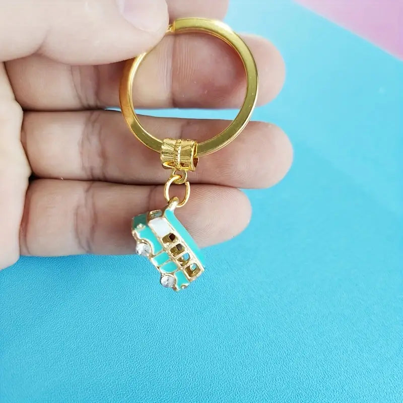 Retro Camper Van Keychain