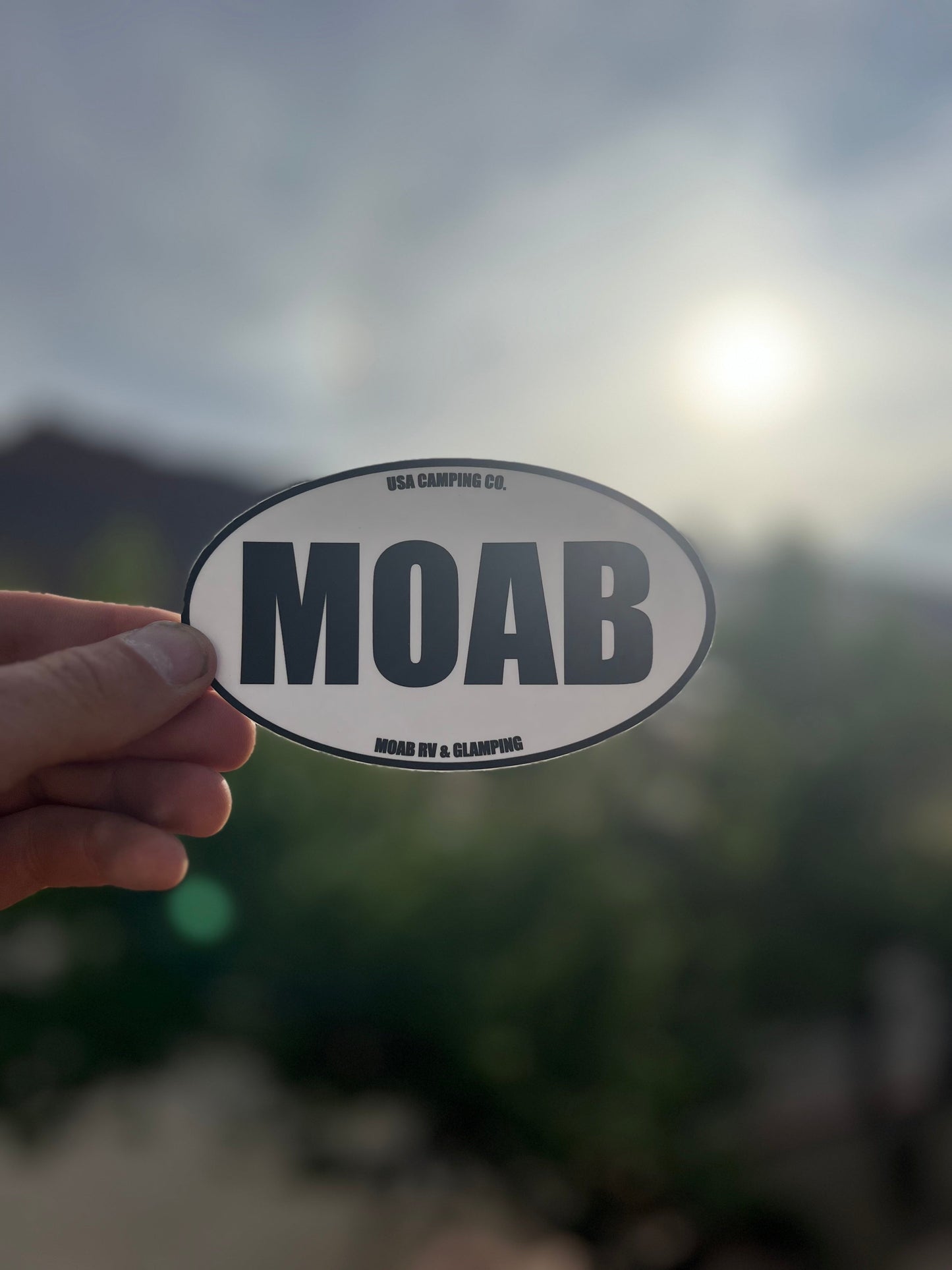 MOAB Oval Sticker