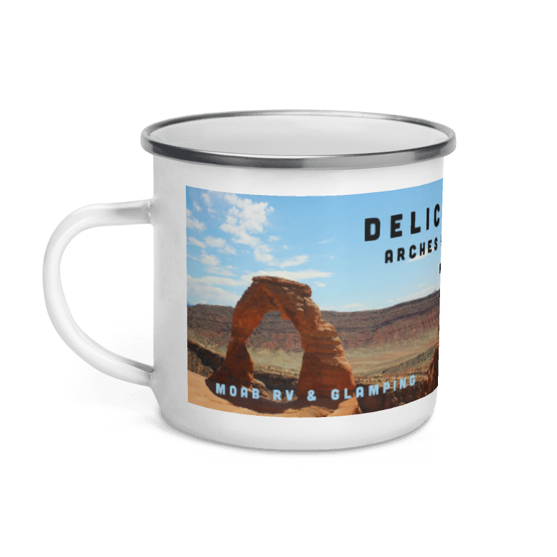 Delicate Arch Enamel Mug