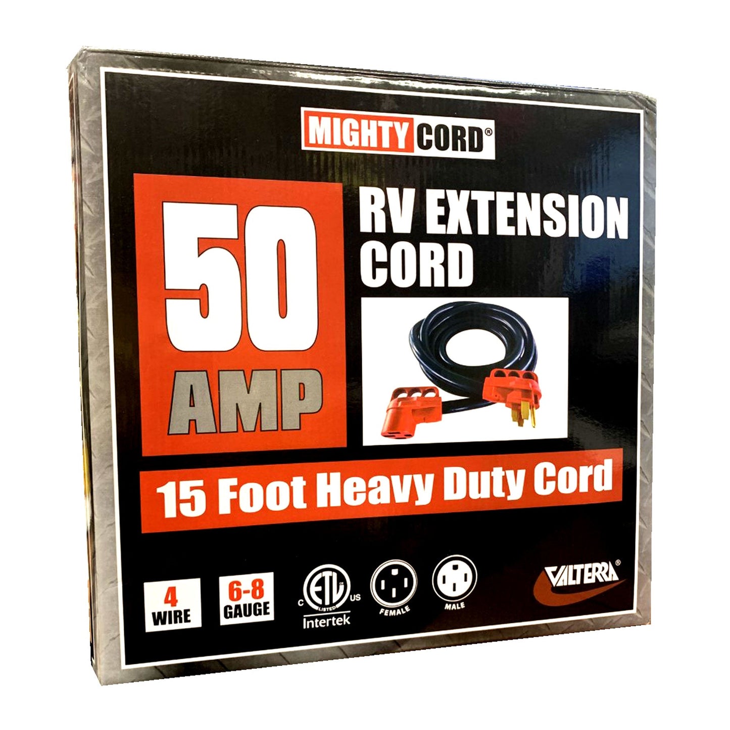 15' 50 Amp RV Extension Cord with Handle