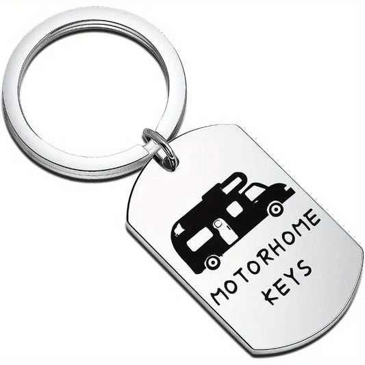 Motorhome Keys Metal Keychain