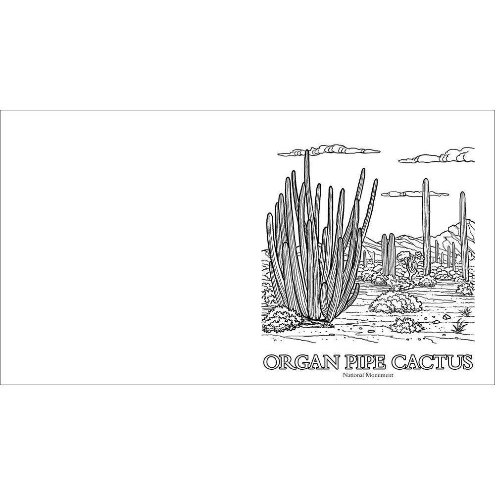Parks of the Southwest Adult Coloring Book