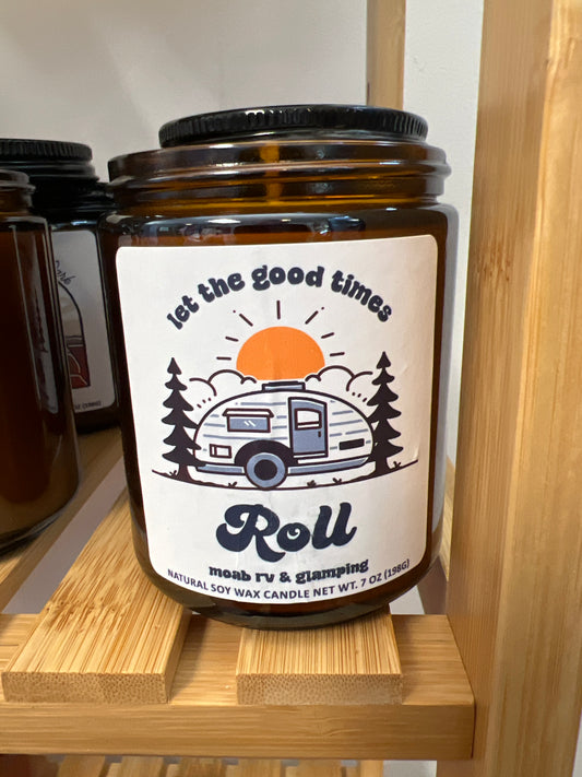 Let the Good Times Roll Moab RV & Glamping Candle