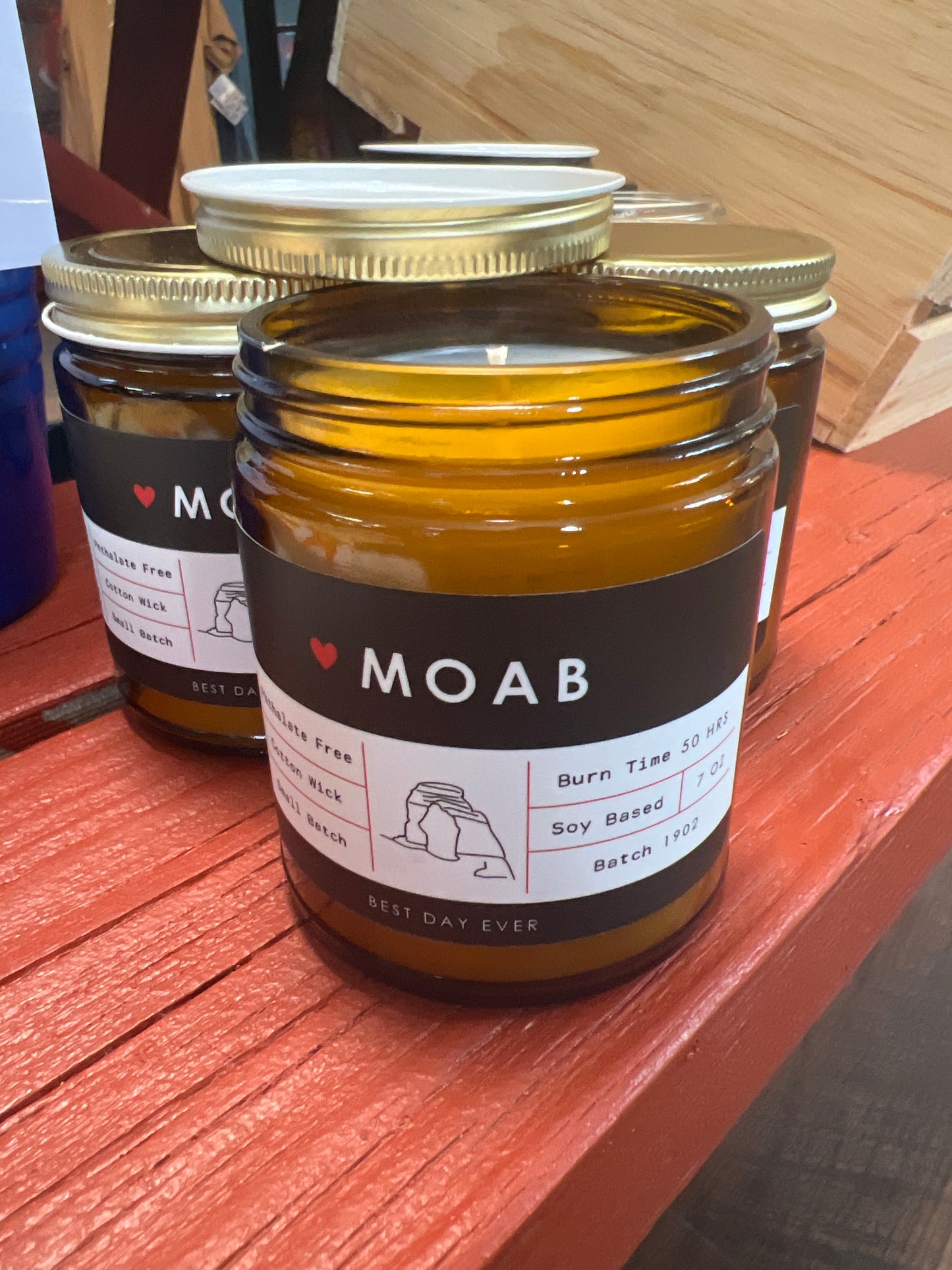 Moab, UT Candle