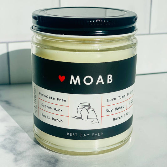 Moab, UT Candle
