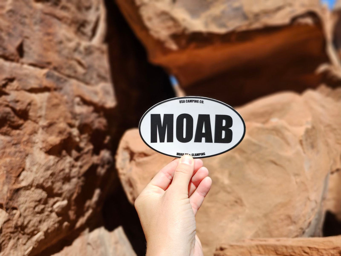 MOAB Oval Sticker