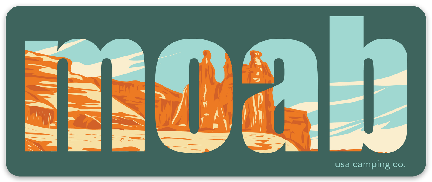 MOAB Inlaid Towers Magnet