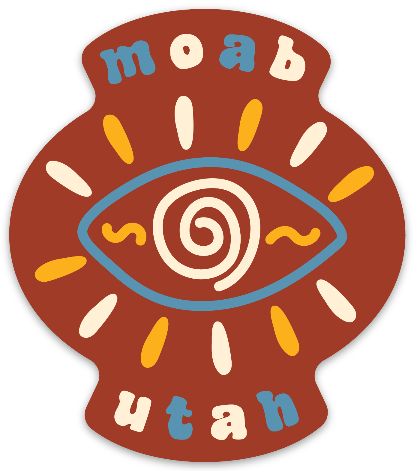 Native American Eye Sun Moab, UT Sticker