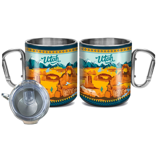 Utah Carabiner Mug